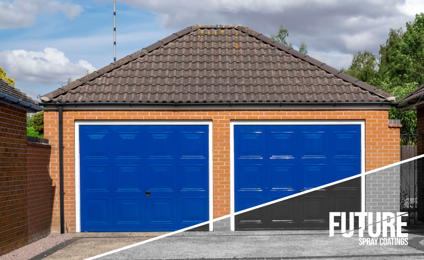 Garage Door Respraying by Future Spray Coatings