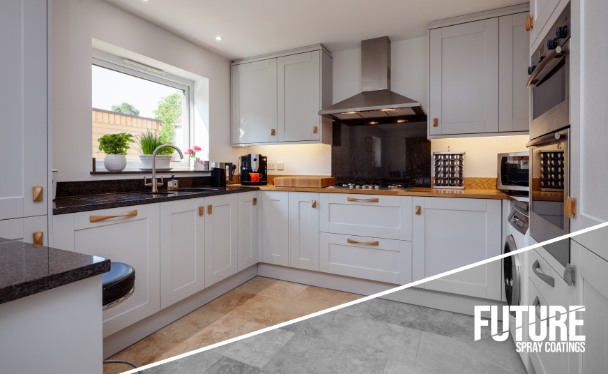Professional Kitchen Respraying Service by Future Spray Coatings
